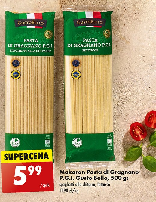 Makaron  spaghetti Gustobello promocja