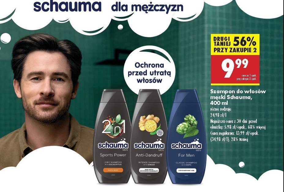 Szampon do włosów Schauma anti-dandruff intensive x3 promocja