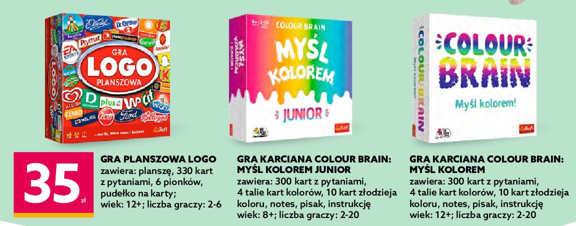 Colour brain - myśl kolorem Trefl promocja