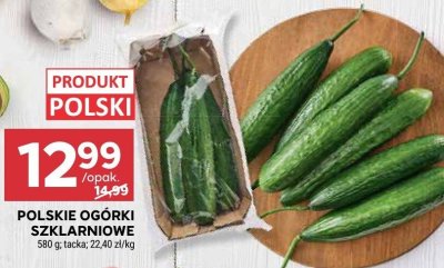 Ogórki szklarniowe promocja w Stokrotka