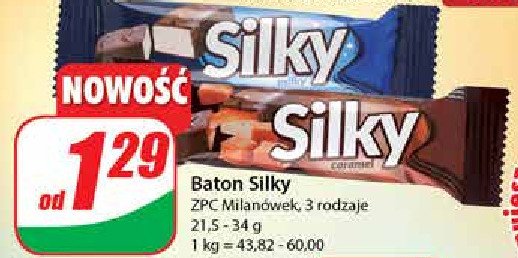 Baton silky mleczny Milan贸wek promocja