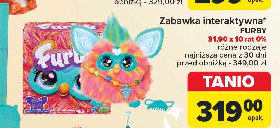 Zabawka kryształowy furby boom promocja