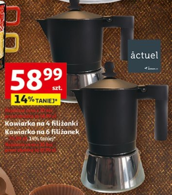 Kawiarka na 6 filiżanek 14% taniej promocja w Auchan