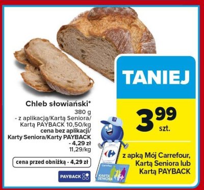 Chleb słowiański PIEKARNIA MAŁGORZATKA promocja w Carrefour