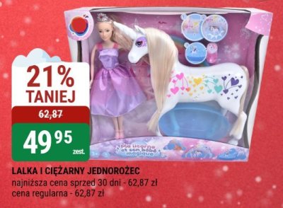 Lalka i ciężarny jednorożec promocja w bi1