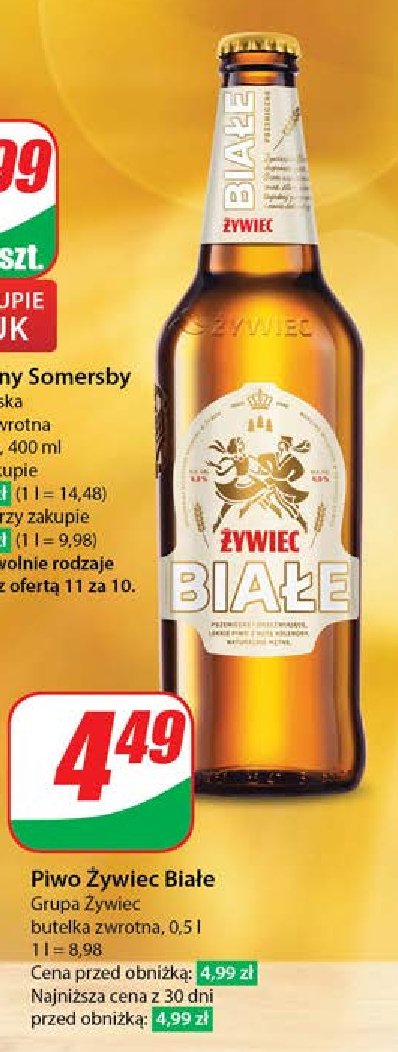 Piwo Żywiec promocja w Dino