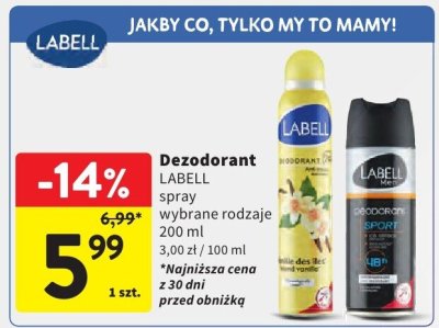 Dezodorant LABELL promocja w Intermarche