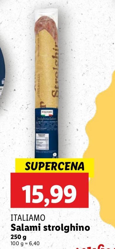 Salami strolghino Italiamo promocja