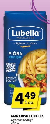Makaron Lubella Pióra penne rigate promocja w Groszek