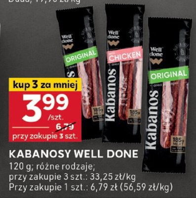 Kabanosy drobiowo-wieprzowe Prosto z w臋dliniarni promocja w Stokrotka