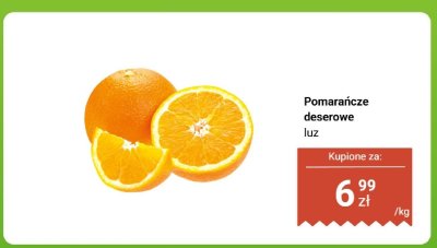 Pomarańcze deserowe luz Biedronka promocja w Biedronka