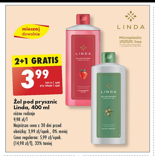 Żel pod prysznic berry sweetness Linda promocja