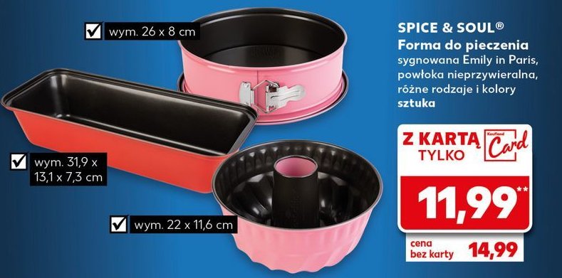 Forma do pieczenia 26 x 8 cm K-classic spice & soul promocja