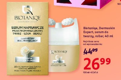 Serum do twarzy roller Biotaniqe dermaskin expert promocja