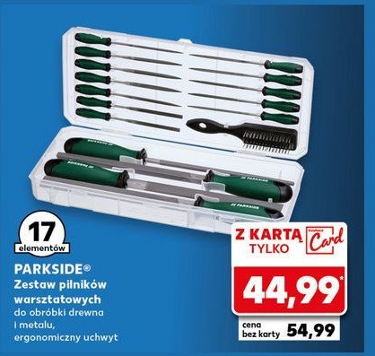 Zestaw pilnik贸w Parkside promocja
