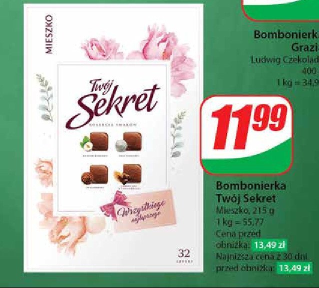 Bombonierka Mieszko twój sekret promocja