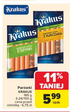 Par贸wki z kurczaka dobre z natury Krakus animex promocja