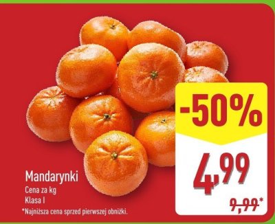 Mandarynki promocja w Aldi