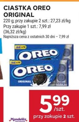 Ciastka Oreo Original promocja w Stokrotka