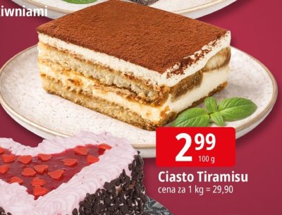 Ciasto Tiramisu Leclerc promocja w Leclerc