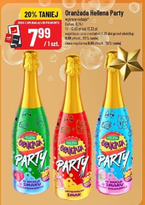Oranżada Hellena Party różne rodzaje promocja w POLOmarket