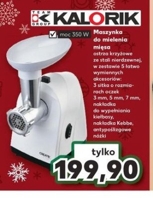 Maszynka do mięsa mgr1010cw Kalorik promocja