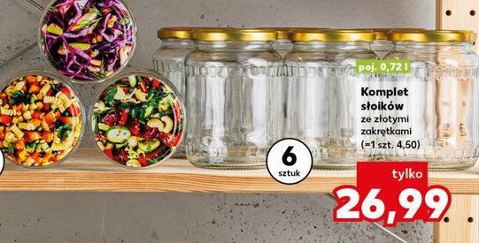 Słoiki 720 ml promocja w Kaufland