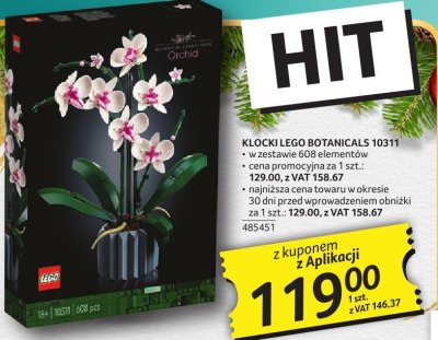 Klocki LEGO Botanicals 10311 promocja w Selgros