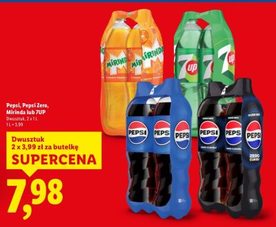 Napój gazowany Mirinda 2x1 l promocja w Lidl