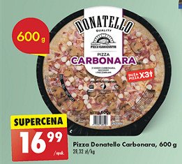 Pizza carbonara Donatello pizza promocja