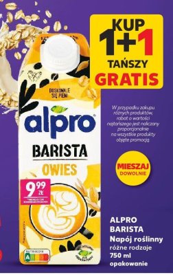 Napój roślinny różne rodzaje ALPRO BARISTA 1+1 gratis promocja w Kaufland