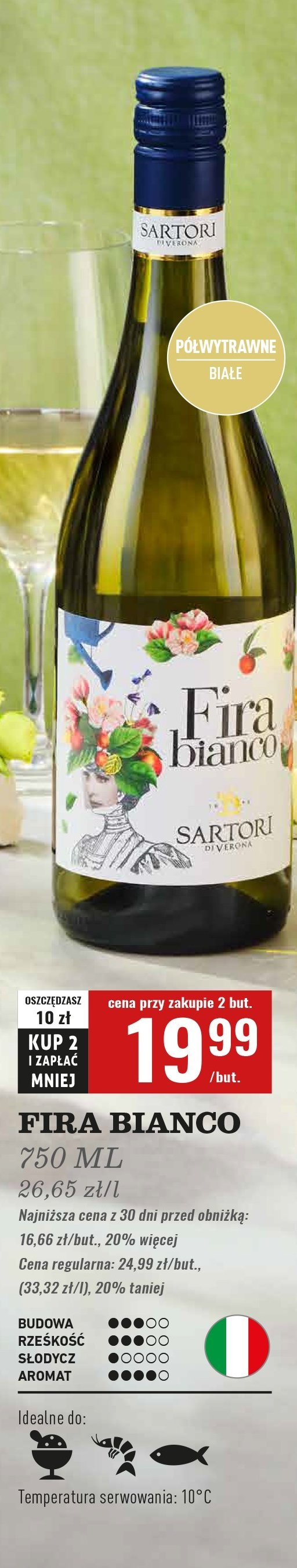 Wino Fira bianco promocja