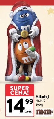 Mikołaj M&M'S promocja w Intermarche