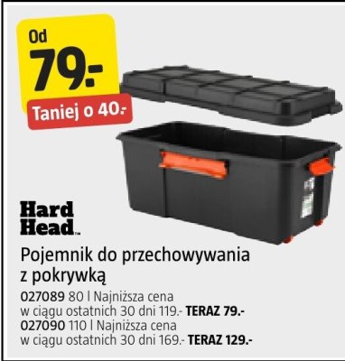 Pojemnik do przechowywania z pokrywką Hard Head promocja w Jula