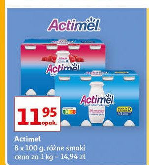 Jogurt malina Actimel promocje