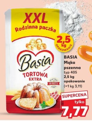 Mąka pszenna BASIA typ 405 promocja w Kaufland