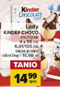 Lody Kinder chocolate promocja