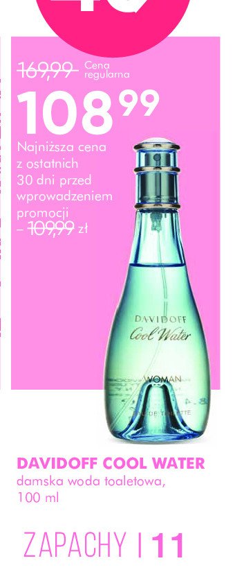 Woda toaletowa Davidoff cool water promocja