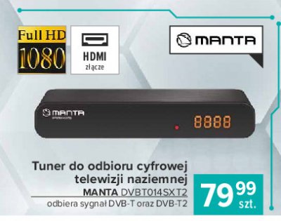 Tuner dvb-t 014 Manta promocja