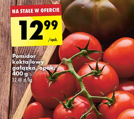 Pomidory koktajlowe - gałązka promocja