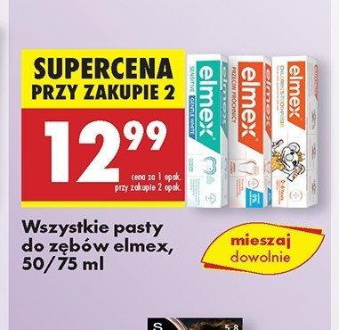 Pasta do z臋b贸w przeciw pr贸chnicy Elmex promocja