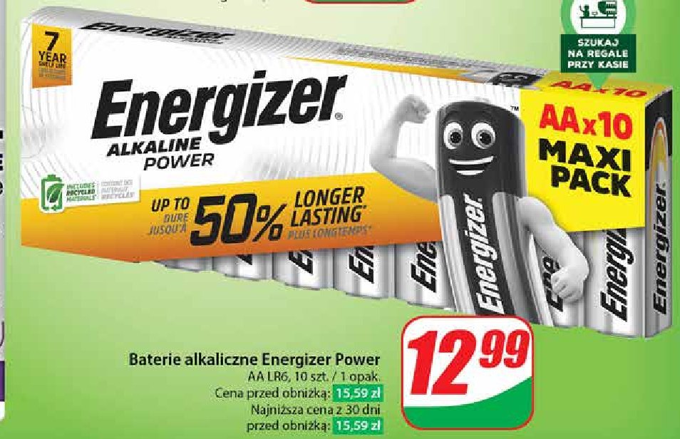 Baterie aaa Energizer promocja