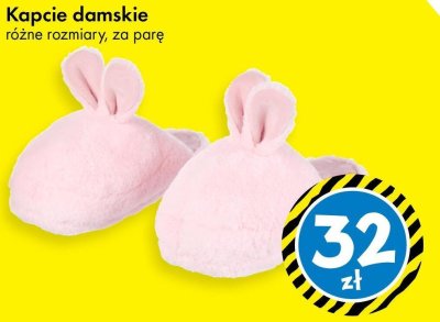 Kapcie damskie różne rozmiary za parę promocja w Tedi