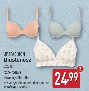 Biustonosz damski Up2fashion promocja w Aldi