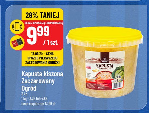 Kapusta kiszona Zaczarowany ogród promocja w POLOmarket