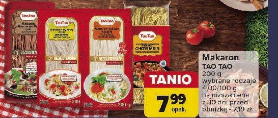 Makaron chow mein Tao tao promocja