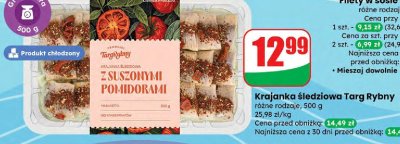 Krajanka śledziowa z suszonymi pomidorami  promocja w Dino