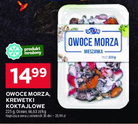 Owoce morza Ocean (ryby) promocja w Stokrotka