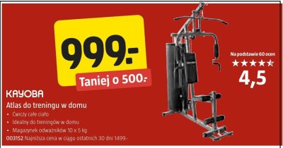 Atlas do treningu w domu promocja w Jula