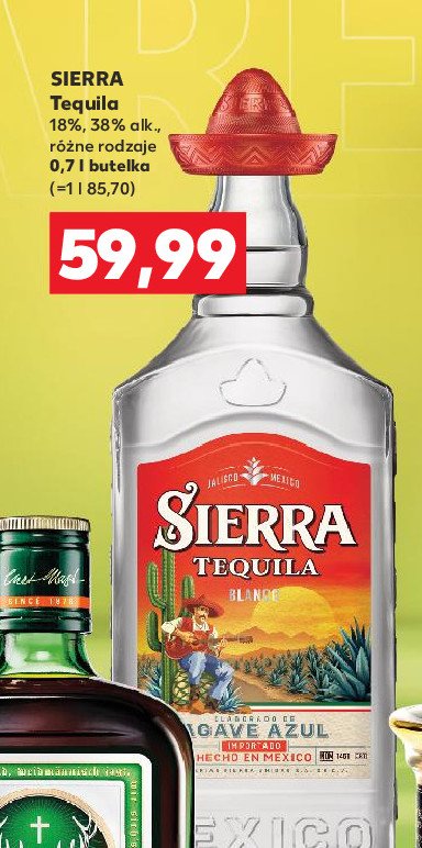 Tequila Sierra silver promocja w Kaufland